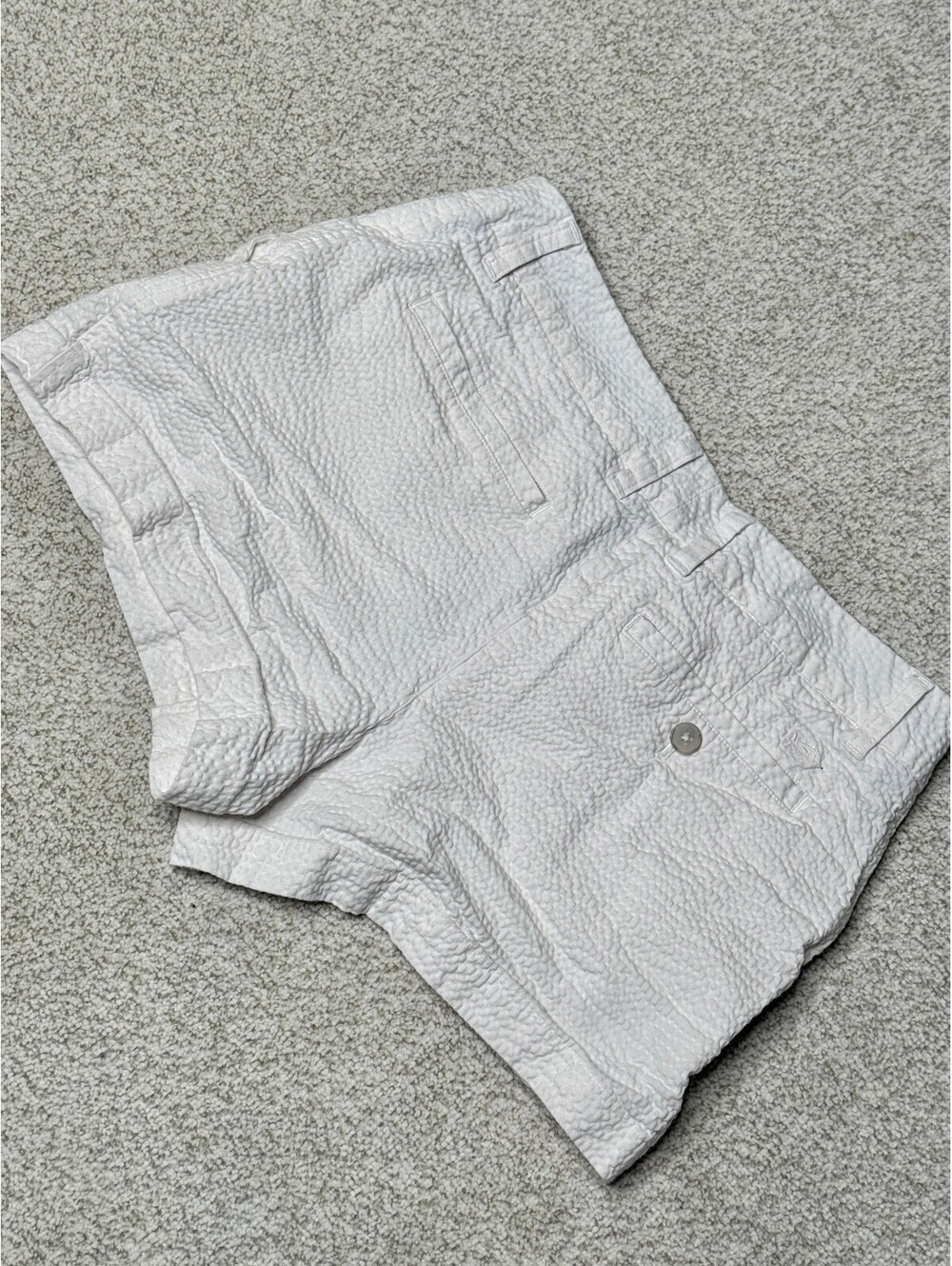 Southern Tide White Seersucker Shorts Size 4 Embroidered Skipjack Preppy - Picture 6 of 6